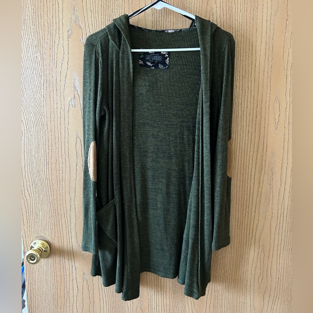 Light Weight Hooded Cardigan